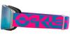 Oakley LINE MINER PRO L Asia Blue Duality Prizm Sapphire Iridium Prizm Iced Iridium One Size Goggles, Pink, Frame, & Lens,