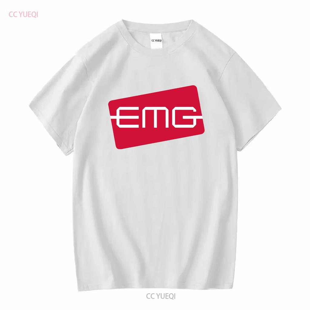 EMG Pickups Guitars Logo Mens Black T Shirt Size S to 3XL vintage Washed homme Stylish Soft Slightly graphic Stretched Unisex