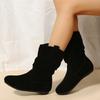 Flat-Bottomed Casual Foot Cover Martin Boots Women'S Warm Pile Fashion Boots