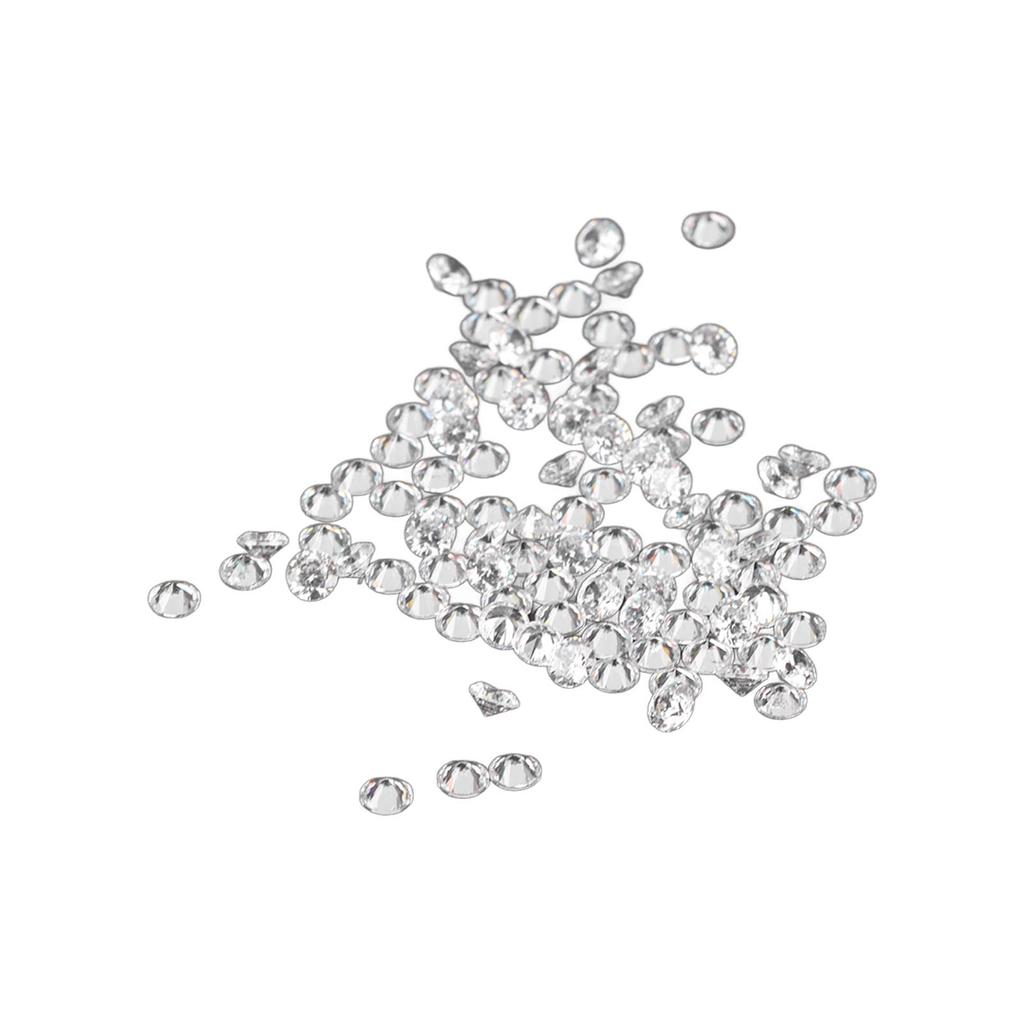100pcs Transparent Rhinestones Mini Sharpened Bottom Exquisite Crystal Gems for DIY Craft Jewelry Cl