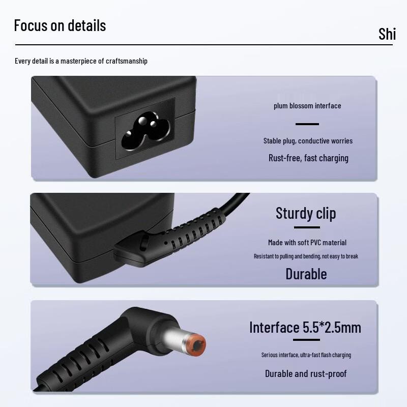 AGEFIT 90W Laptop Charger for Lenovo (Square Pin)