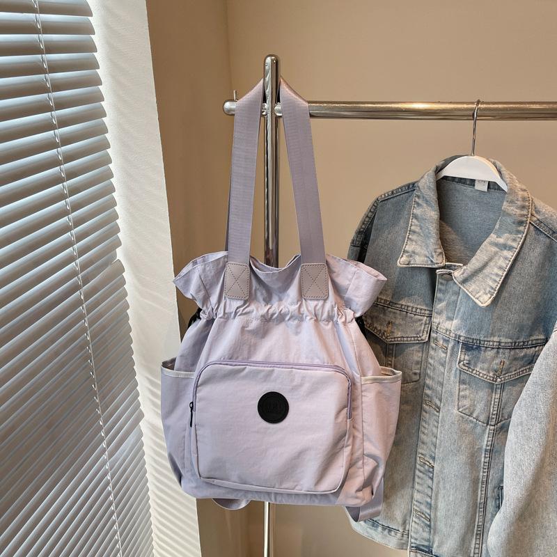 Large capacity backpack New summer versatile shoulder commuter tote bag Multifunctional casual backpack