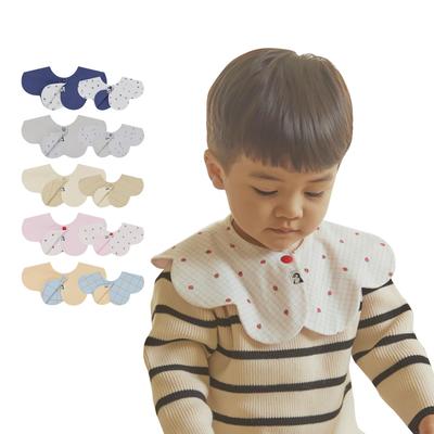 Konny Wende-Lätzchen-Set 5 Stück 2025 Neue Farben Baby-Lätzchen Rollbar Saugfähig und Einfach Baby Junge Mädchen Koordination Babyparty Geschenk Stilvolles Geschenk 5