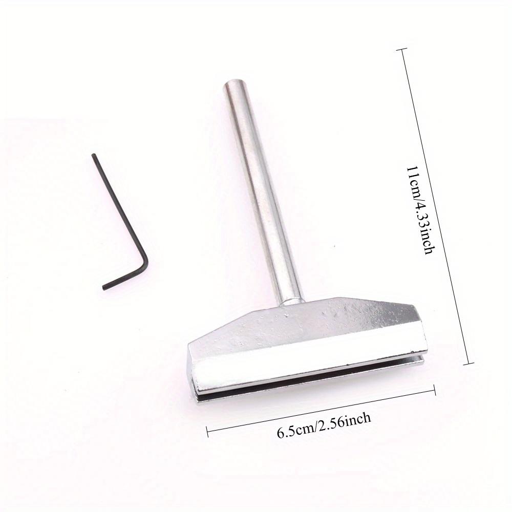 

1 Набор Инструмент для прессовки ладов гитары, Ремонт, Накладка грифа, Лады, L-образный ключ, Аксессуар для музыкального инструмента 1pc серебряный