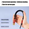180 Degree Angled Drill Bit Extension Double Direction Hex Shanks Bit Holders Featuring Reinforced Locking Collar Design