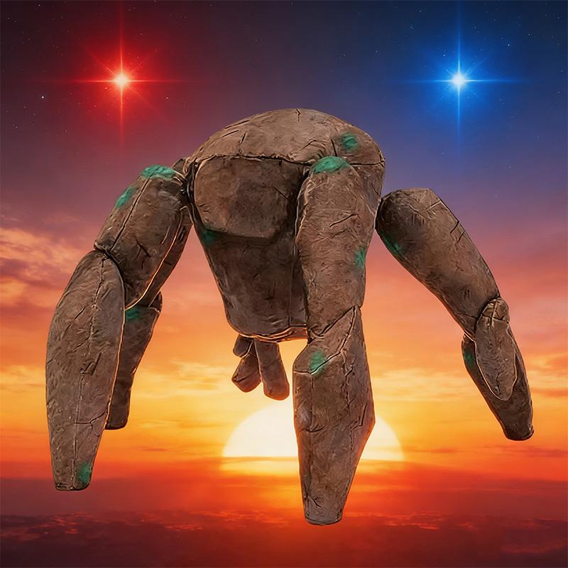 Rescue Plan Stone Spider Ornament Collecting Game Cartoon Characters Home Decor Children Adult Birthday Gift Souvenir Collection