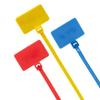 100pcs Cable Markers Self-locking Cable Ties 3*100mm 4*150mm Zip Ties 4*200mm Plastic Loop Wire Ties Tag Identification
