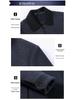 Brand Men's Woolen Baseball Collar Lapel Jacket for Middle-Aged and Elderly - Autumn/Winter Business Lambswool Overcoat