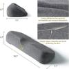 Ergonomic Memory Foam Cervical Pillow Contour Bed Pillow for Side Sleeper Orthopedic Neck Support Sleeping Cushion