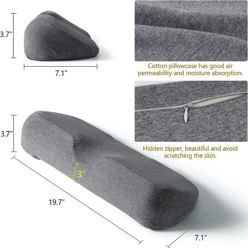 Ergonomic Memory Foam Cervical Pillow Contour Bed Pillow for Side Sleeper Orthopedic Neck Support Sleeping Cushion