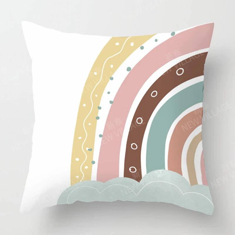 Nordic Fall  Style Home Decor Pillowcase Living Room Sofa Decor Chair Car Bedroom Decorative Pillowcase Soft Throw Cushion Cover