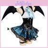Ensemble de Costume Cosplay Hatsune Miku Pour Jeu de Rôle Anime En Matière Polyester Pour Passionnés de Jeux et de Cosplay