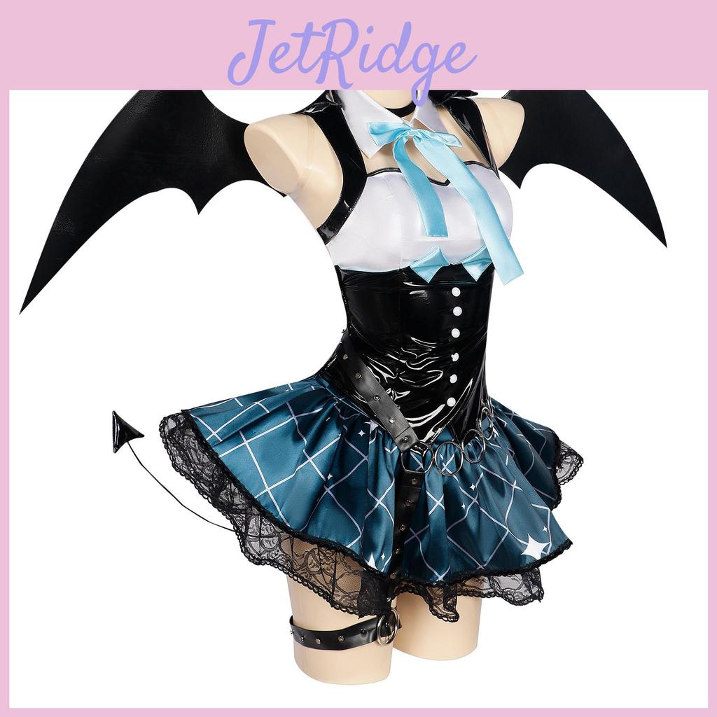 Hatsune Miku Cosplay Costume Set For Anime Role Play With Polyester Material For Game And Cosplay Enthusiasts