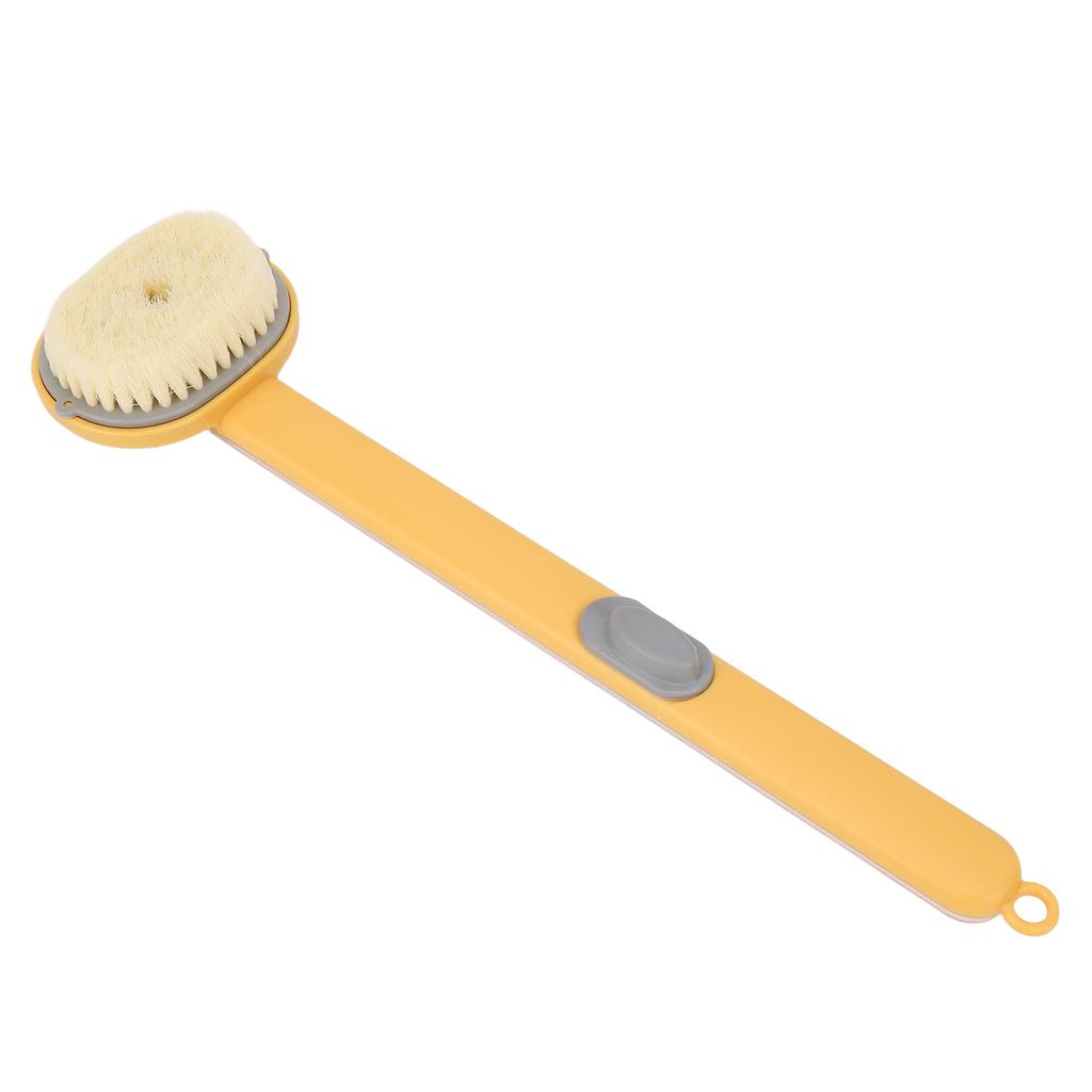 Handle Bath Brush Soft   Button Removable Brush Head Body Bath Brush for Bathroom