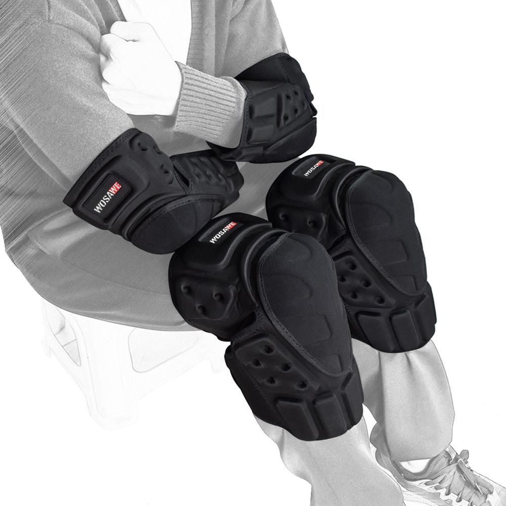 WOSAWE motocyklowe zestawy ochronne kamizelka motocrossowa kamizelka chroniąca przed upadkiem nakolanniki i łokcie