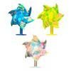 Car Motorcycle Handlebar Wind Energy Colorful Lights Windmill Ornaments Led Lights Self-Adhesive Bicycle Helmet Decorations