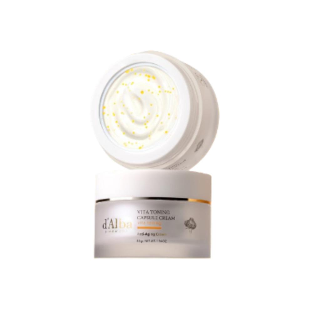 d’Alba Vita Toning Capsule Cream Brightening & Revitalizing Double Set 55g x2