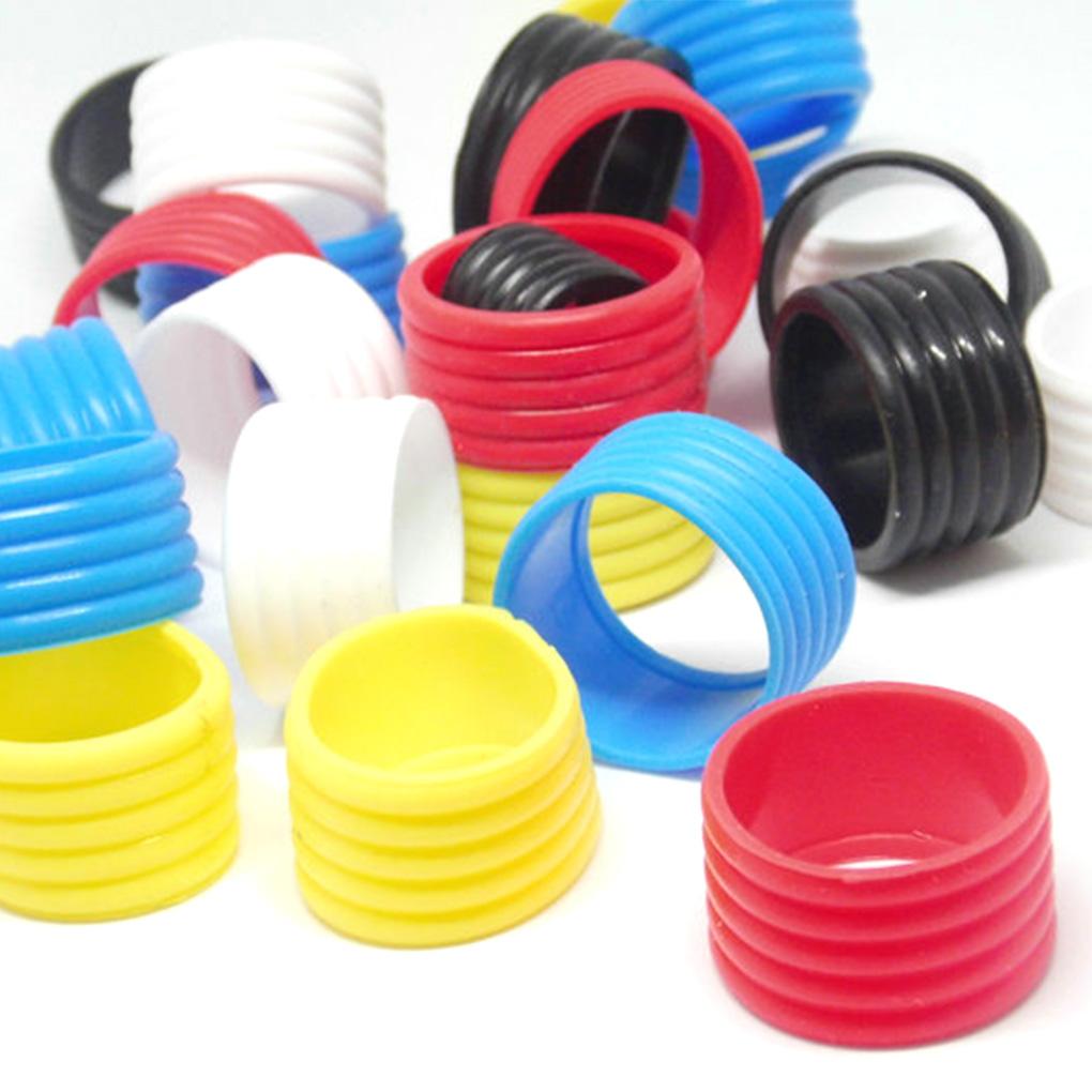 2 Pieces Racket Grip Rubber Ring Badminton Bat Overgrip Fix Holder Protector Supplies Universal Professional Accessories