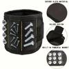 Magnetic Tool Wristband, Adjustable with Strong Magnets - Portable Organizer for DIY & Repair Work