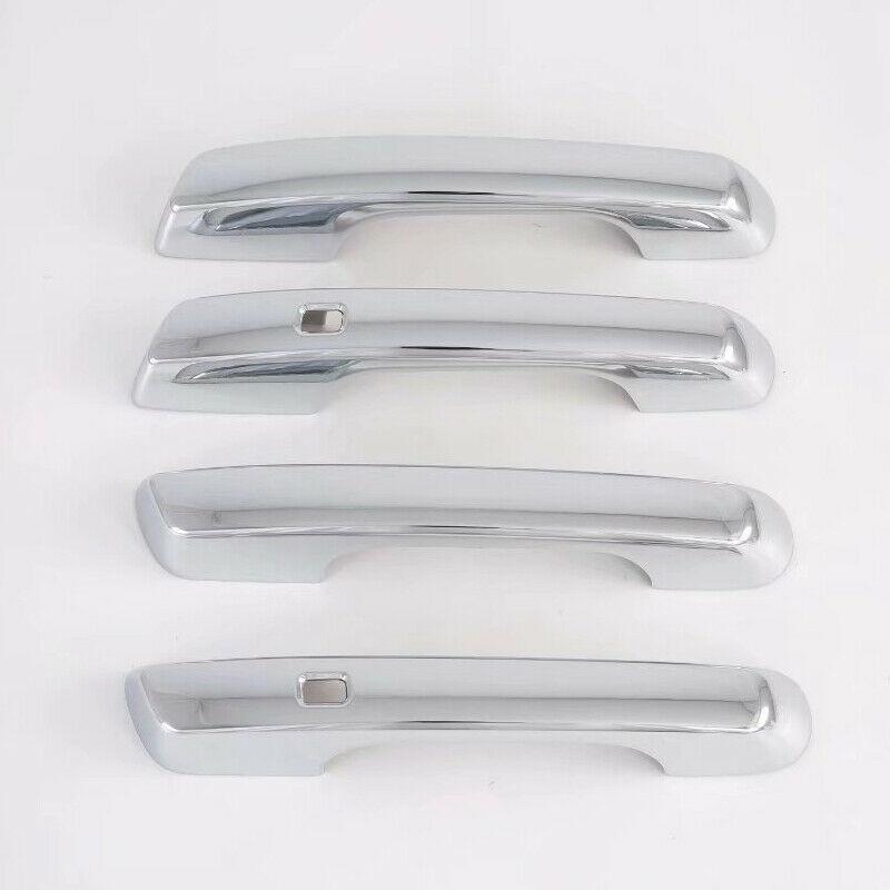 ABS Chrome Car Door Handle Cover with Smart Key Hole For Hyundai Venue Car Styling