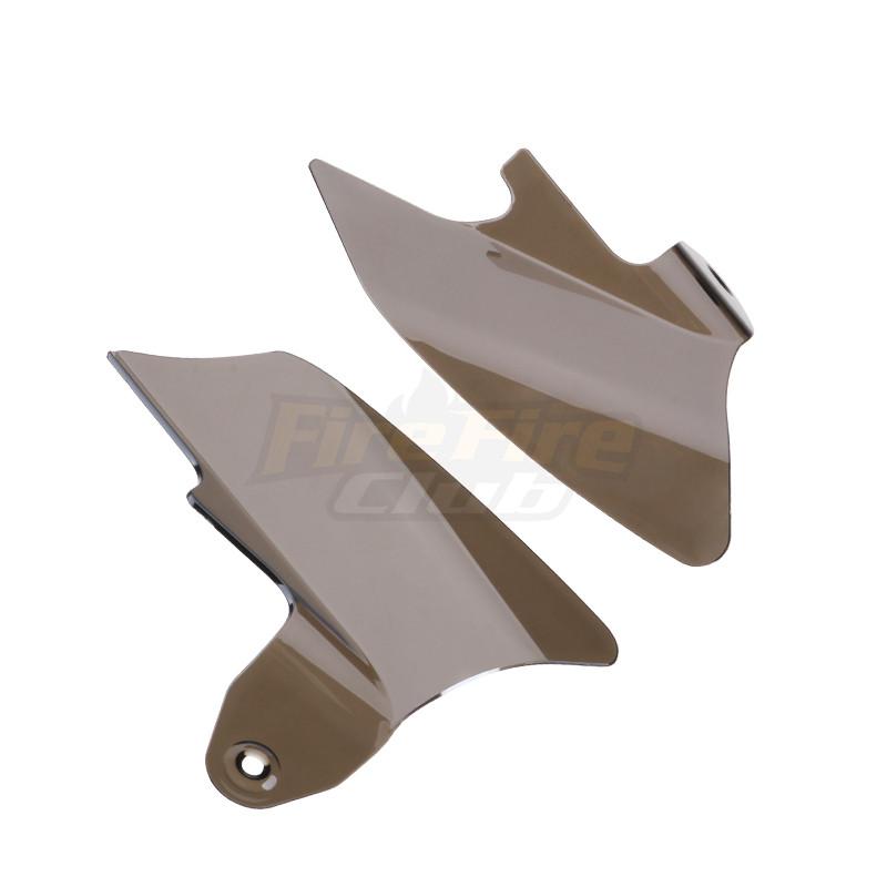 

For Harley Electra Glide Road King Street Glide FLHX 1998-2007 Motorcycle Reflective Saddle Shield Mid-Frame Air Heat Deflector дим