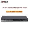 Dahua 24-Port Gigabit Layer 2 Managed PoE Switch