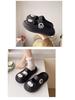 Women’s 2025 Summer Mary Jane Sandals: Non-Slip Kitten Heel, Thick Sole, Closed Toe Outdoor Slippers