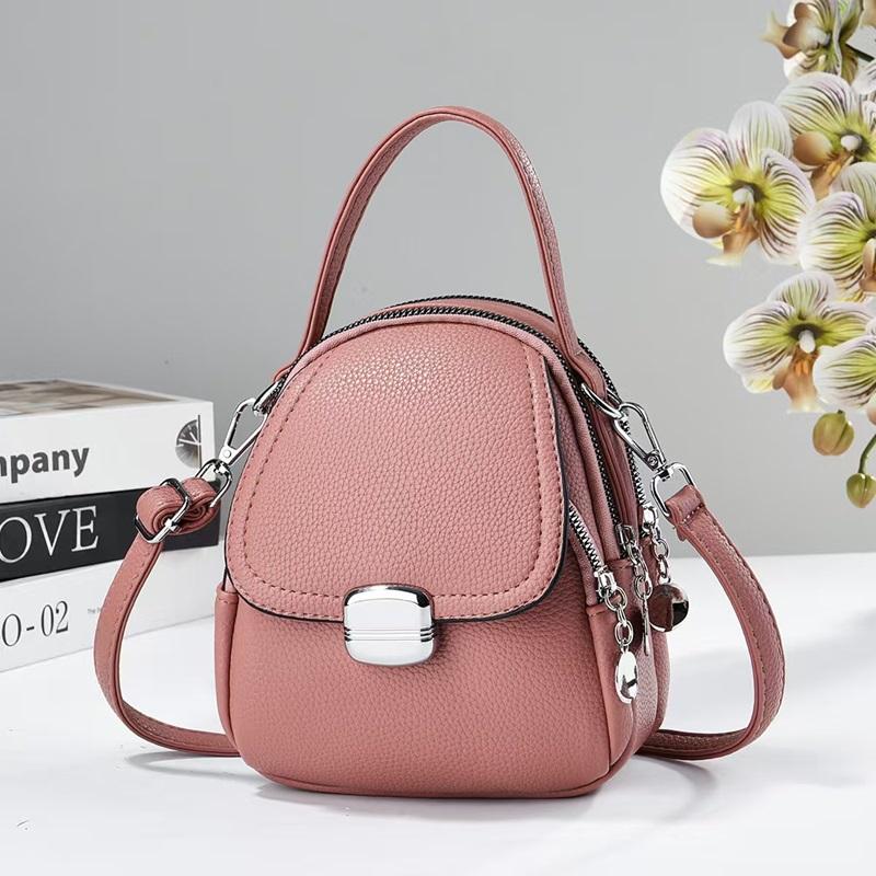Mother Bag Mobile Phone Bag Large Capacity Multi-layer PU Shoulder Messenger Bag