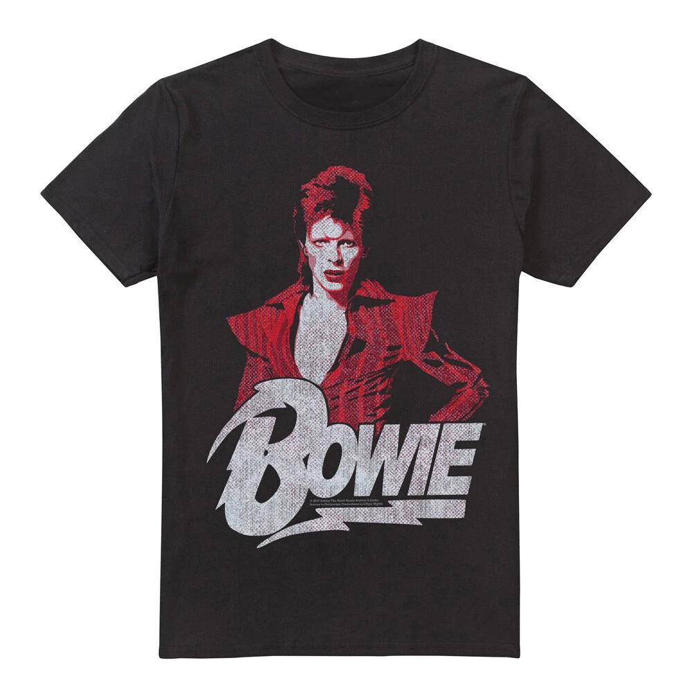 David Bowie Diamond David 100% Cotton T-shirt Mens Tees Top S-2XL, Black 3XL