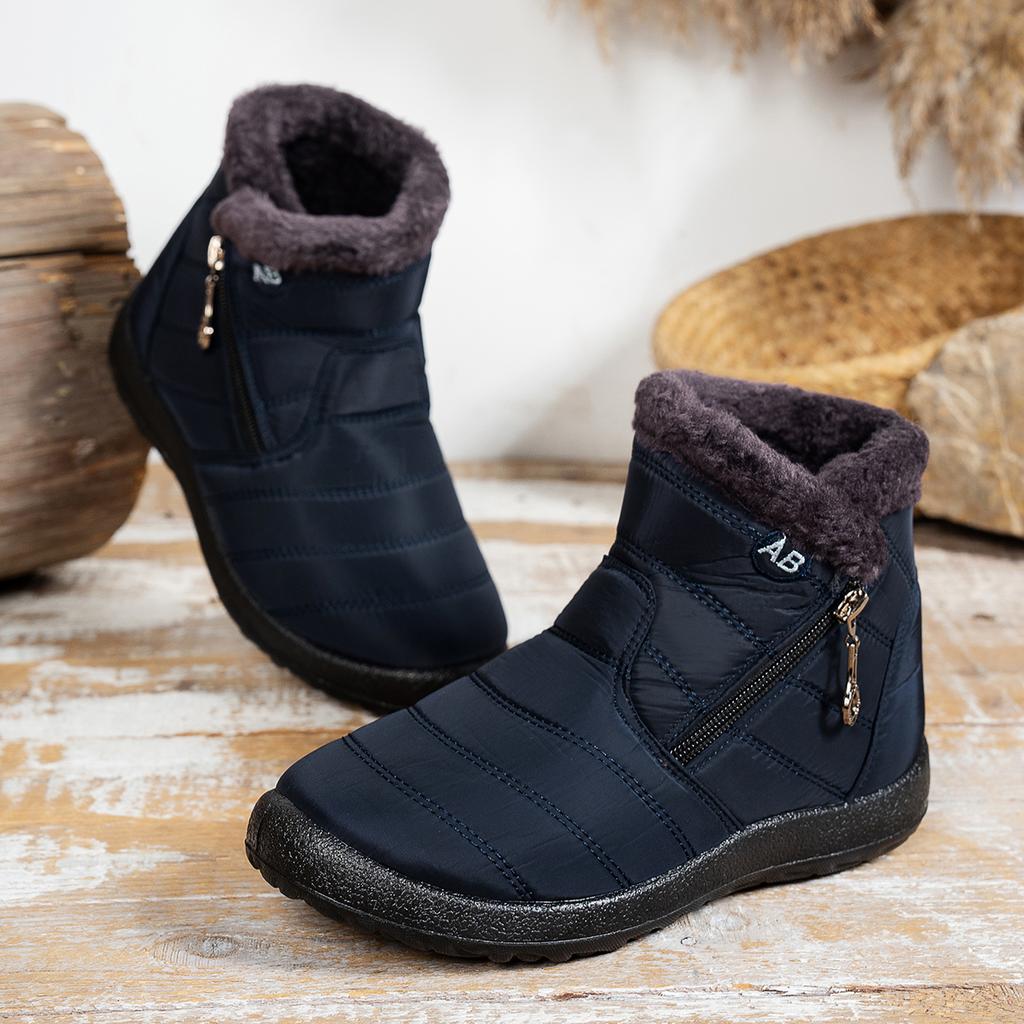 Women's shoes Solid-color warm mid-calf cotton boots women's Winter shoes Cotton boots cheap shoes clearance free shipping