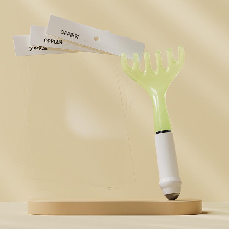 Magnetische Perlen Hirschhornkamm Harzkopf Haarpflegekamm Sechs-Krallen Gua Sha Schabemassagegerät Gesichts-Gua Sha Schabemassage-Pflegewerkzeug