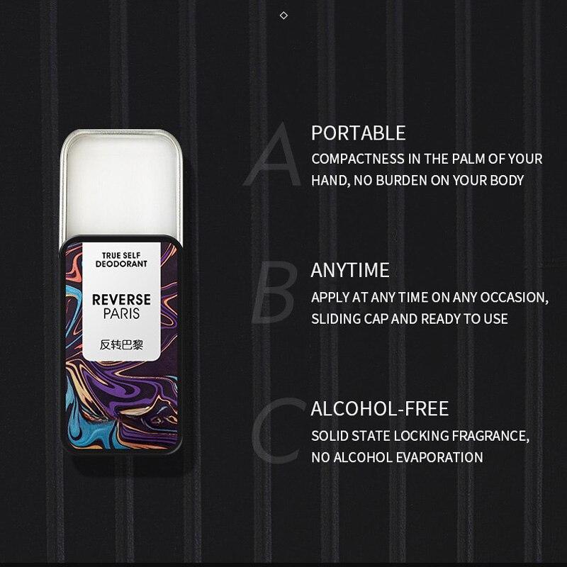 Neutral Perfume Fresh and Deodorizing Solid Balm for Men and Women Portable Fragrance Long-lasting Solid Perfume Cream Set Deodorant