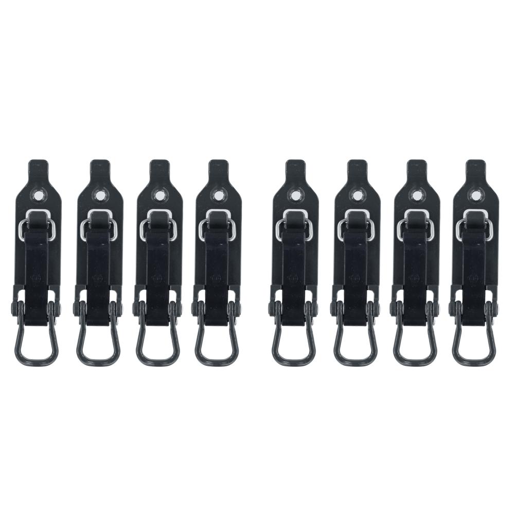 8/4PCS Shovel Holder Clamp Quick Release Metal Rubber Clamps For Car Truck Trailer Roof Rack Hammer Axe Shovel Mounting Bracket