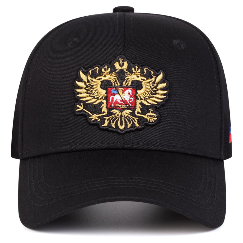 Double Headed Eagle National Emblem Baseball Hat Men's Outdoor Casual Hats Adjustable Cotton Travel Cap Sun Caps