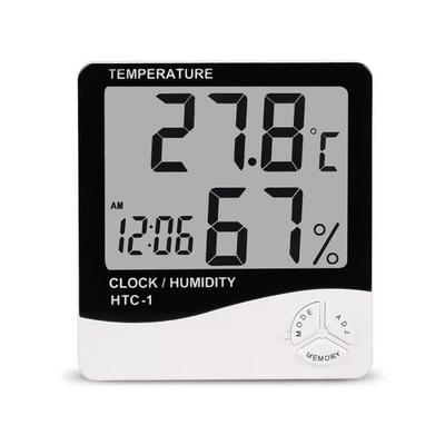 Digital LCD Thermometer And Hygrometer, With An Electronic Display Of Temperature And Humidity, P