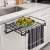 Wall Mounted Folding Storage Rack Stainless Steel Counter Top Extender  Home Use