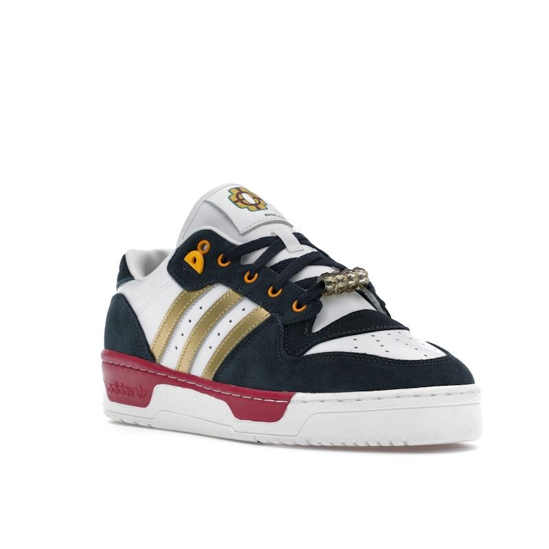 Demon Slayer X Adidas Rivalry Low Tengen Men Sneakers White Cloud-White Gold-Metallic JI3311