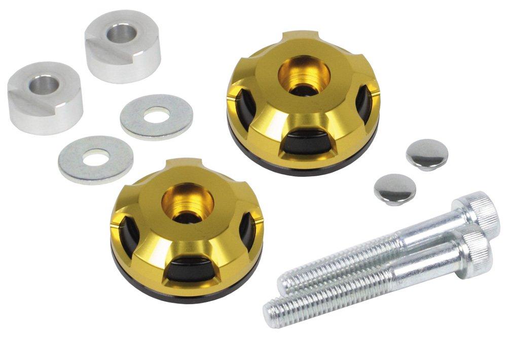 

Специальные детали Takegawa 2-компонентные грузики руля, черно-золотые, для Super Cub 50 и Super Cub 110, 06-01-0415