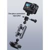 Shockproof Aluminum Alloy Electric Car Suction Cup Mount For Dashboard Camera With 2Prong Connectors Adjustable Angles