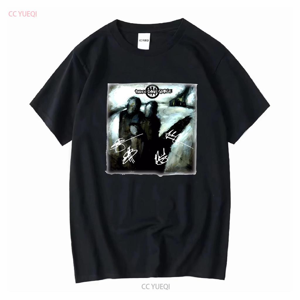 Hot Three Days Grace Album T Shirt Cotton Men S 5XL C848 Long Sleeves Vintage Washed Stretched Homme Fashion
