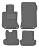 Velour Graphite Car Mats For: Mercedes W207 Coupe E-Class (2009-)