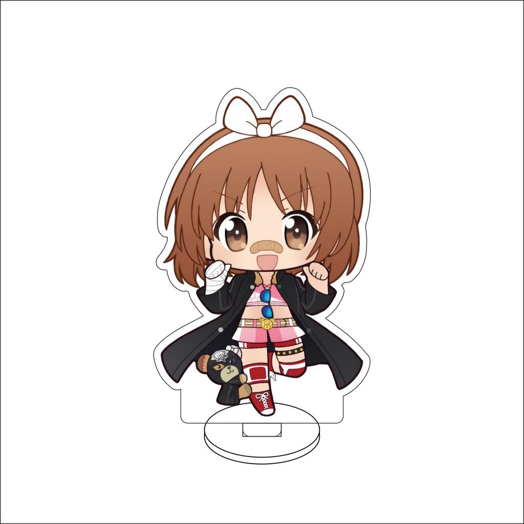 10CM Anime GIRLS und PANZER Figure Stand Model Nishizumi Miho/Isuzu Hana/Akiyama Yukari Cute Desk Decor Standing Sign Gifts
