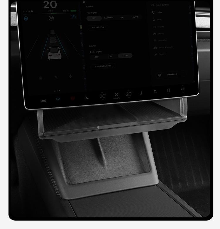 Tesla Model 3 Silicone Pad for Center Console Storage Box - Interior Decoration Accessory