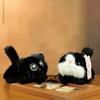 Cute Cat Plush Keychain Soft Toy With Pp Cotton Filling For Bag Decor And Gift