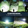 Powerful Led Flashlight All Aluminum Alloy Rechargeable Tactical Torch Light With18650 Battery Outdoor Camping Hiking Lantern