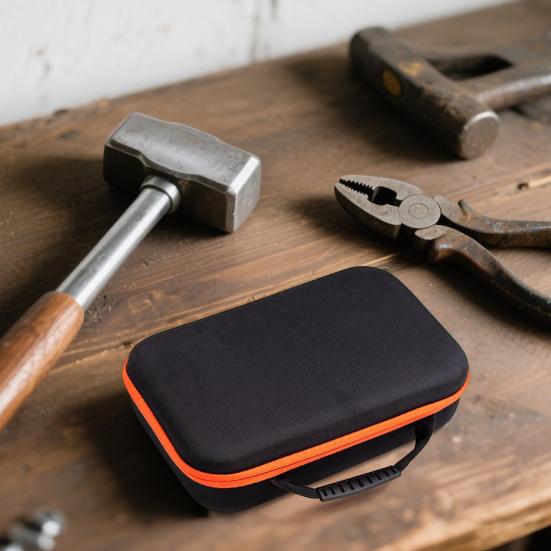 Tool Storage Bag Large Capacity Zipper Closure Shockproof Impact Resistant Electric Scissors Drill Bits Organizer Carrying Case