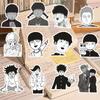 10/30/70pcs Mob Psycho 100 Black White Manga Stickers Cool Cartoon Anime Sticker Water Bottle Guitar Phone Bike Decals