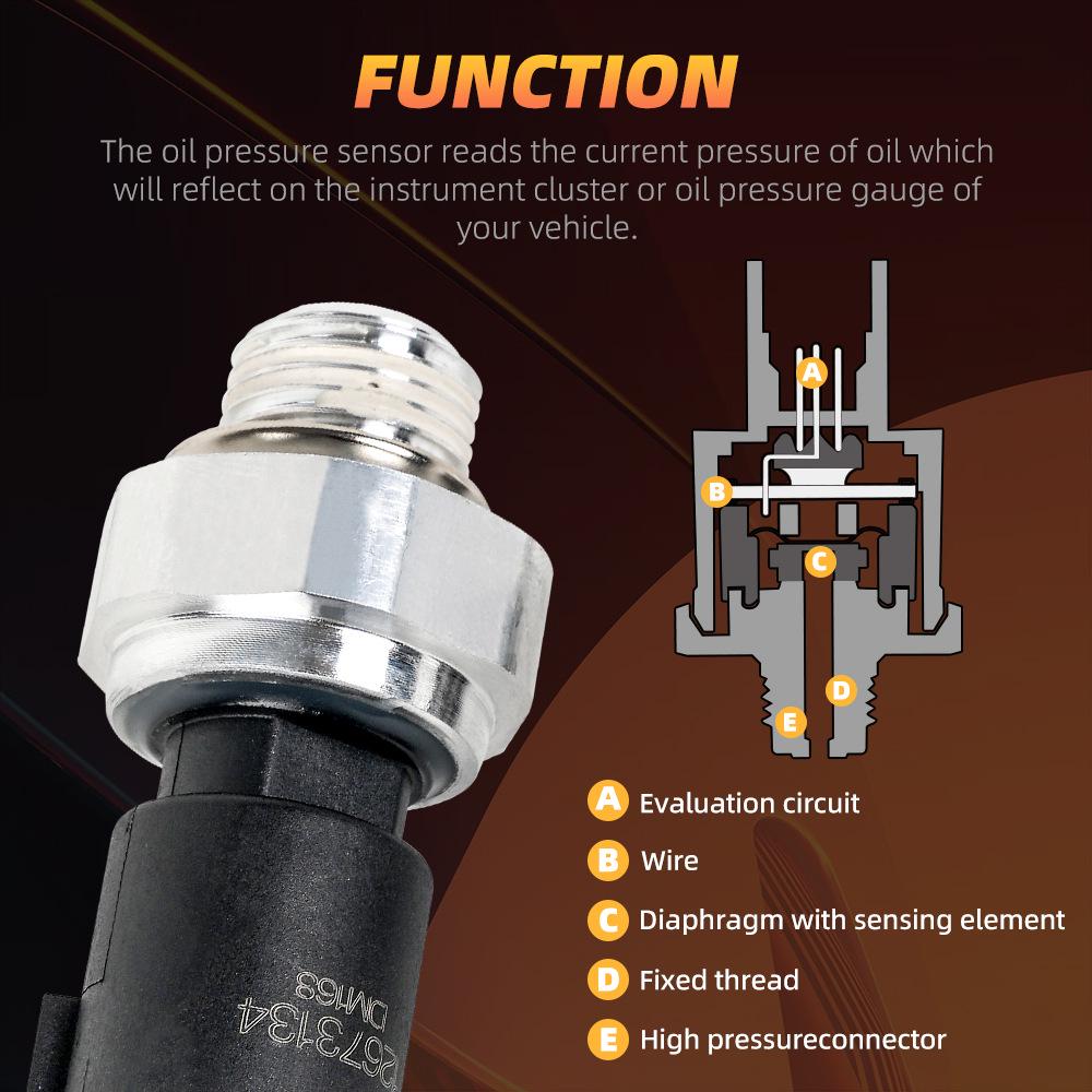 12673134 Oil Pressure Sensor Switch with Filter for Buick/Chevrolet