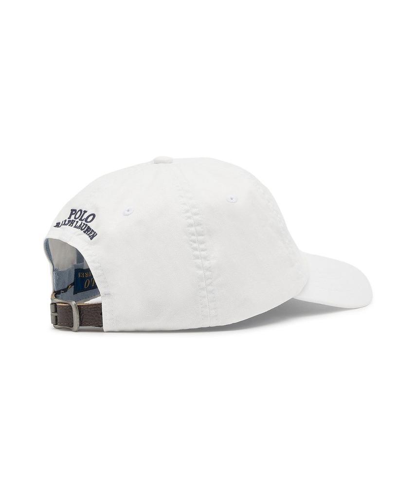 POLO RALPH LAUREN Stretch-Baumwoll-Twill Basecap - Weiß