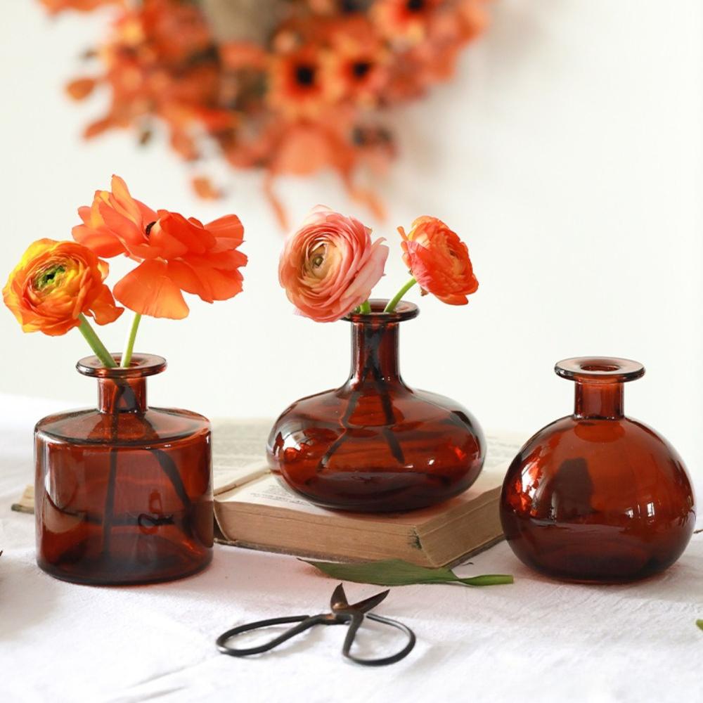 Creative Spanish Glass Vase Desktop Decoration Hydroponic Fresh Flowers Green Plants Flower Arrangement Equipment Home Decor